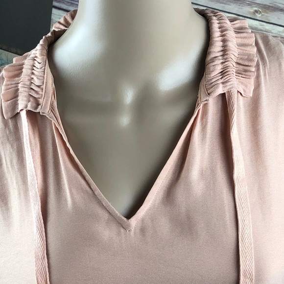 ✨ RO & DE NEW Pink Short Sleeve Medium Blouse - Picture 6 of 8